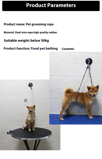 Cuerda de Baño para Mascotas con Ventosa y Alambre de Acero - Image 16
