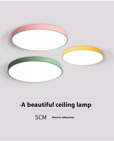 Lámpara de Techo LED Redonda Minimalista para Sala de Estar - Image 44
