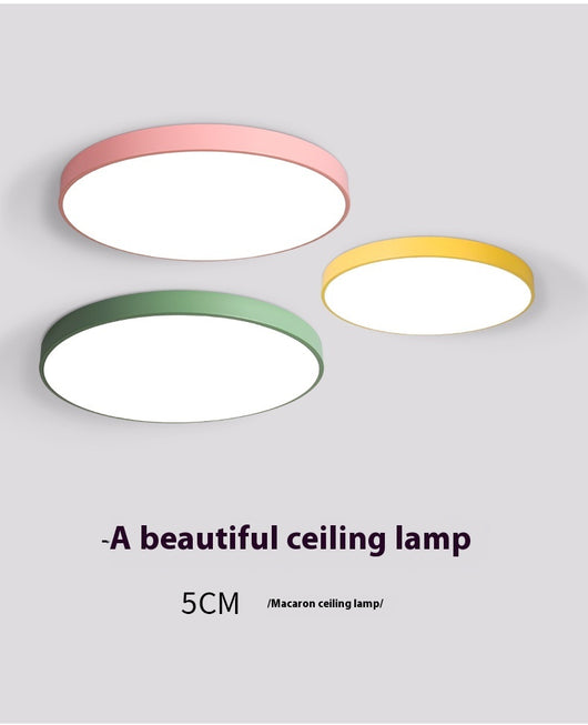 Lámpara de Techo LED Redonda Minimalista para Sala de Estar - Image 44