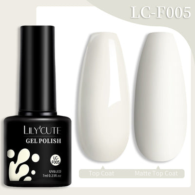 Set de Pegamento para Uñas con Brillo de Color Sólido - Image 40