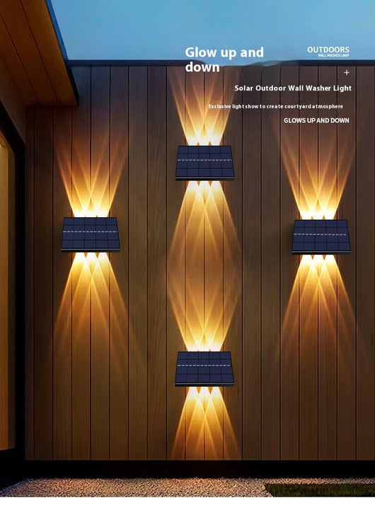 Lámpara Solar de Pared para Jardín y Decoración Exterior - Image 24
