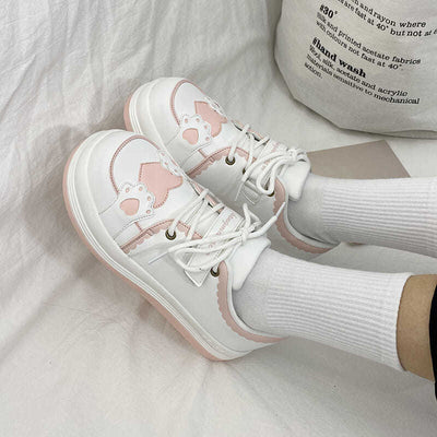 Tenis Escolares con Suela Gruesa y Velcro Diseño Osito - Image 3