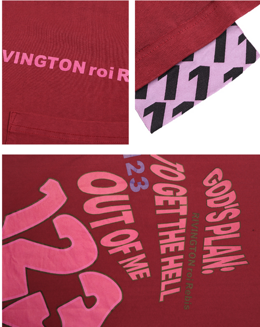 Playera Suelta Urbana de Cinco Puntas con Mangas Trendy - Image 13