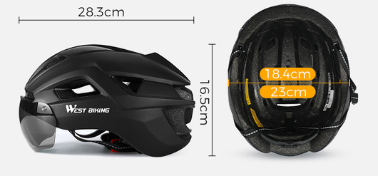 Casco de Ciclismo con Gafas Integradas para Montaña y Ruta - Image 7