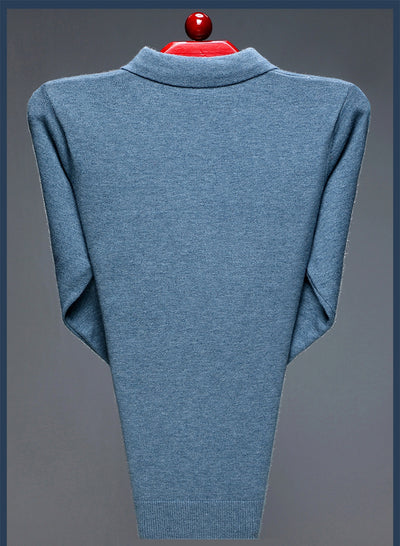 Suéter Tipo Polo de Punto - Pullover Casual de Moda - Image 8