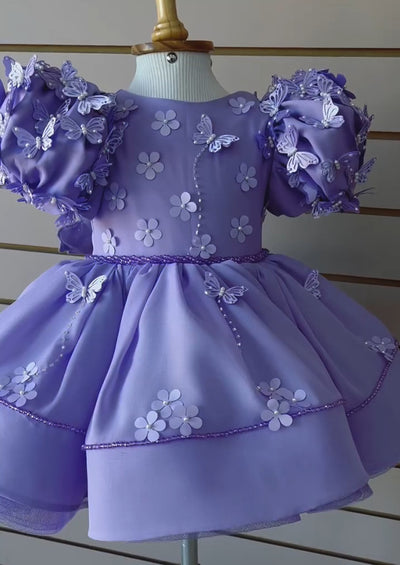 Vestido de Gala Infantil para Presentaciones de Piano y Cumpleaños - Image 5