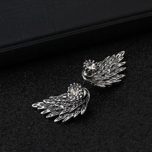 Aretes de Alas de Ángel con Diamantes - Image 15