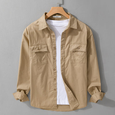 Polo Cargo Casual Hombre Colores Sólidos - Image 5