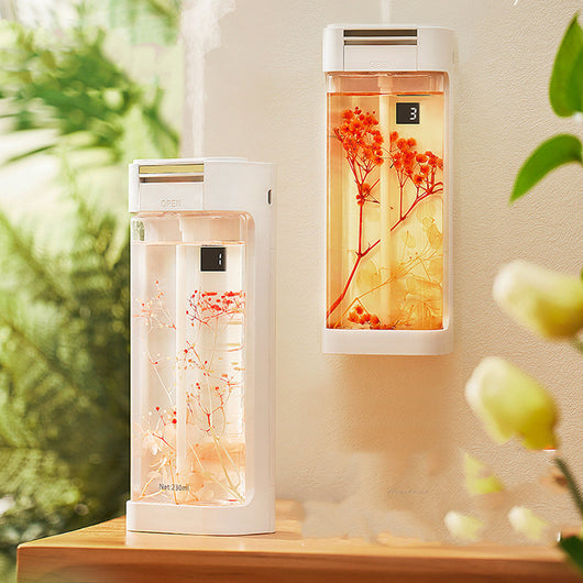White rectangular aromatherapy machine and humidifier with a digital display showing '99' and an 'OPEN' indicator. - Image 11