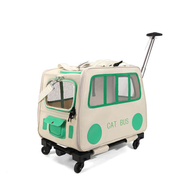 Carrito Transportín para Mascotas Plegable - Capacidad para Dos Gatos - Image 3