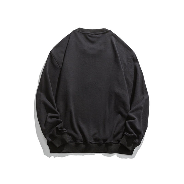 Sudadera Estampada Otoño con Diseño de Reloj