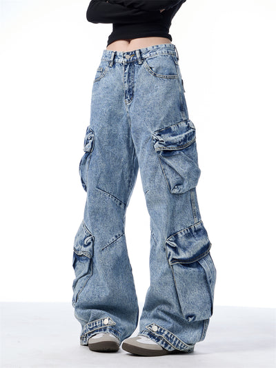 Pantalones de Trabajo Mujer Talle Ancho con Bolsillos Múltiples - Image 12