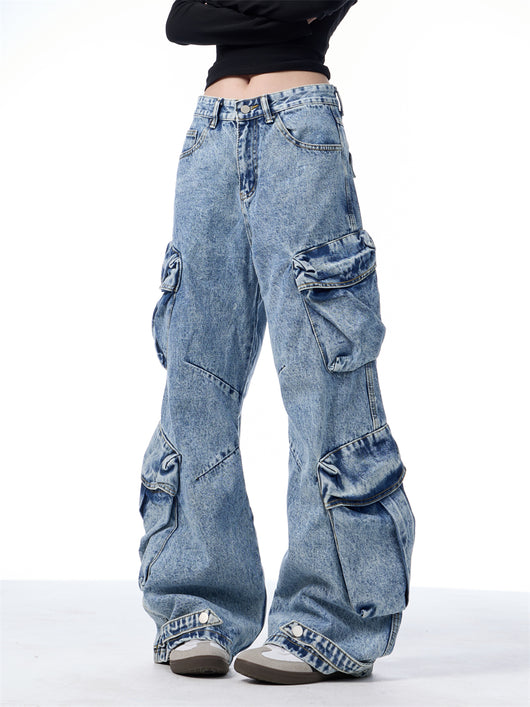 Pantalones de Trabajo Mujer Talle Ancho con Bolsillos Múltiples - Image 12