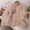Chaqueta Acolchada de Lana Cordero para Mujer - Abrigo de Invierno