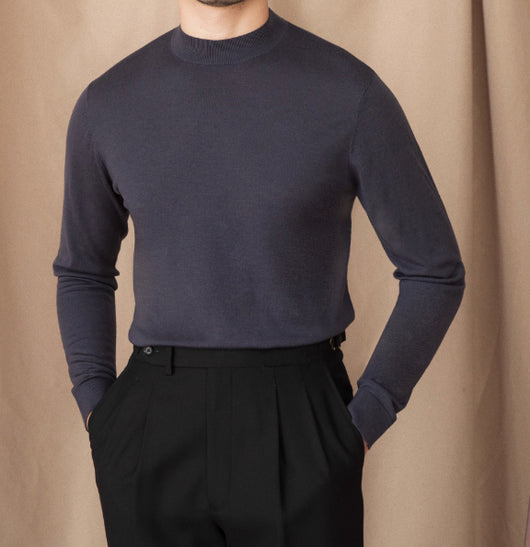 Suéter Slim Fit de Lana Merino para Commute Diario - Image 17