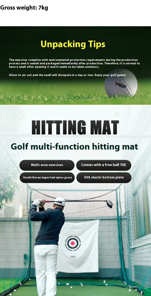 Tapete de Práctica Golf Multifuncional PGM para Interior - Image 14