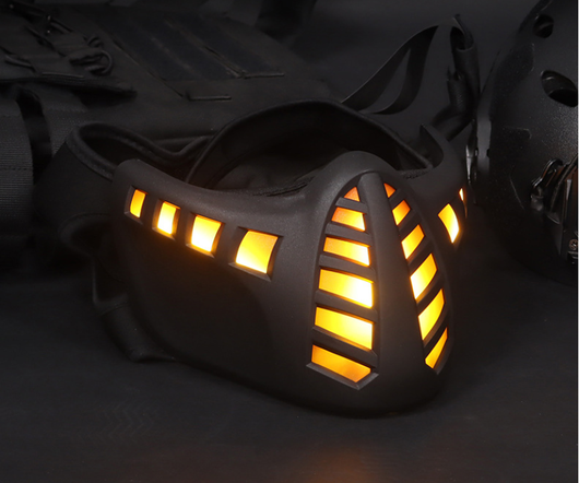 Máscara LED Mitad Rostro Carnaval Halloween - Image 5