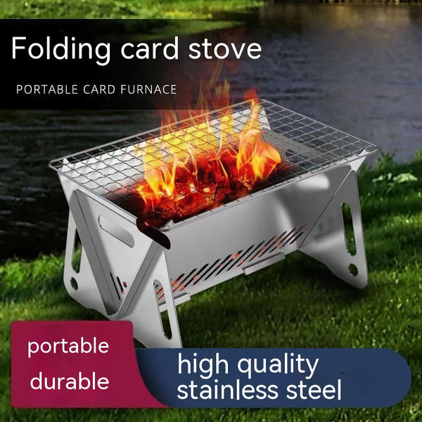 Horno Portátil de Acero Inoxidable para Exterior
