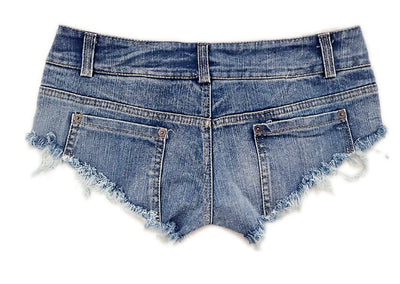 Shorts Denim Rotos Cintura Baja para Mujer - Image 5