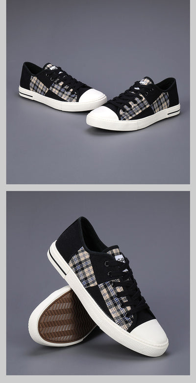 Tenis Casuales de Lona Ligeros con Aumento de Altura para Hombres - Image 10