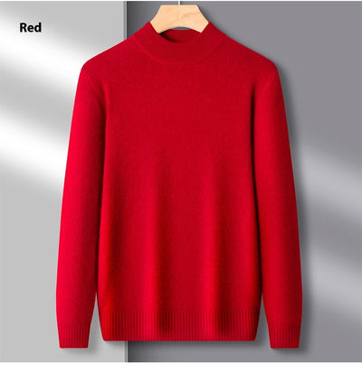 Suéter Cuello Alto Casual para Hombre - Diseño Minimalista Versátil - Image 21