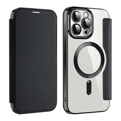 Funda Protectora con Cargador Inalámbrico Transparente y Soporte para Tarjetas - Image 8
