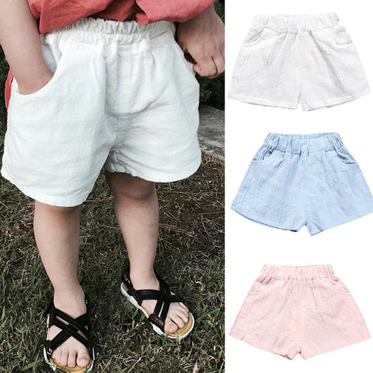 Shorts Casuales de Algodón para Niños - Cómodos y Frescos para el Verano