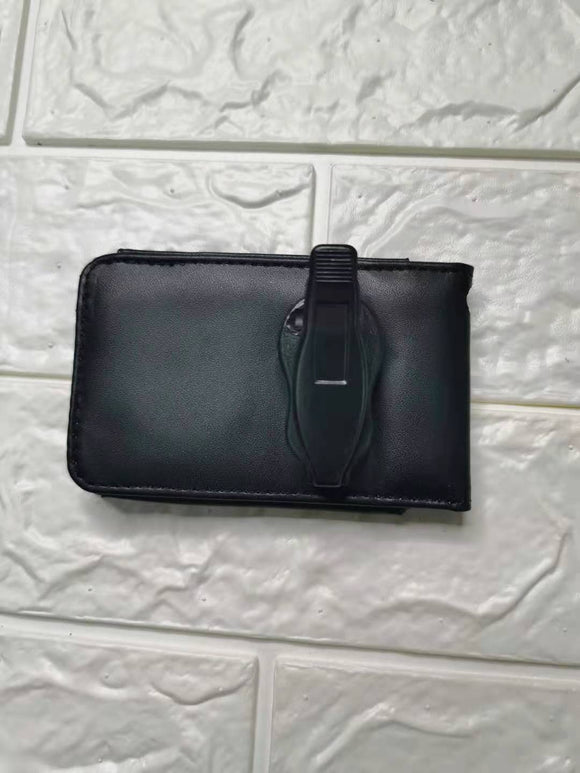 Funda Protectora de Cuero con Clip Trasero - Cobertura Universal