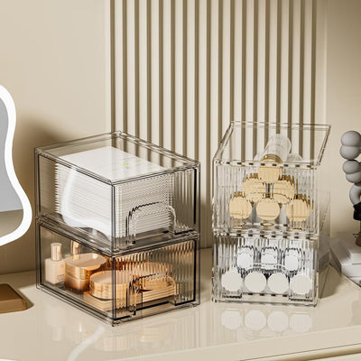 Organizadores de Acrílico Transparente Apilables - Cajones para Maquillaje, Cocina y Hogar - Image 9