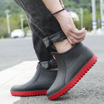 Botas de Lluvia Impermeables Antideslizantes para Hombre