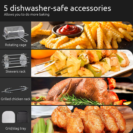 Freidora de Aire 12L de Gran Capacidad para Papas Caseras - Image 6