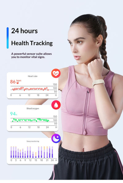 Pulsera Inteligente sin Pantalla para Monitoreo de Frecuencia Cardíaca, Oxígeno y Temperatura - Image 15