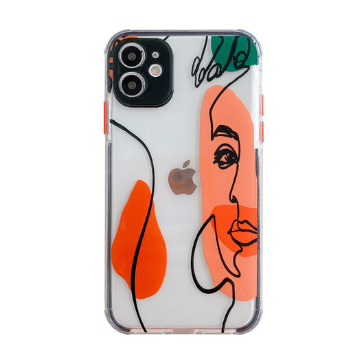 Funda para celular con diseño de líneas abstractas minimalistas - Image 5