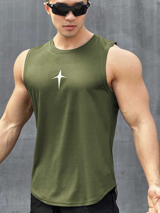 Camiseta Ajustada sin Mangas para Hombre - Image 16