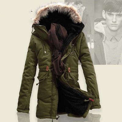 Abrigo de Invierno para Hombre con Forro de Lana de Cordero y Acolchado Grueso - Image 3