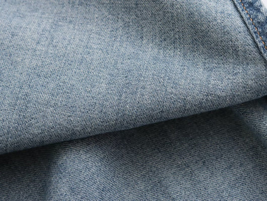 Camisa Denim Asimétrica Casual para Mujer - Image 21