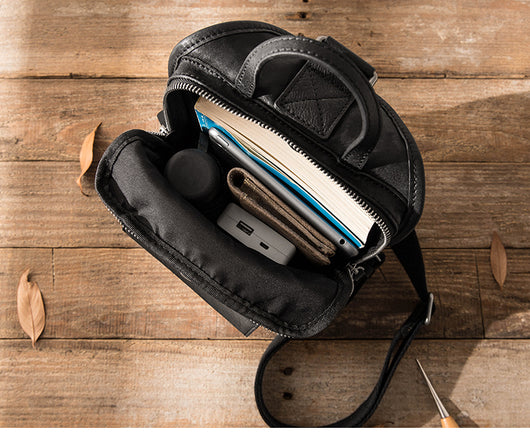 Bolsa Pecho Cuero Genuino para Hombre - Estilo Casual - Image 6