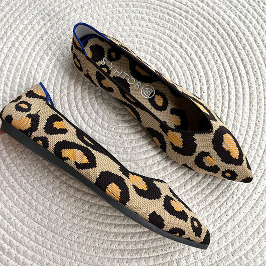 Zapatos de Tacón Punta Fina Tejidos Livianos para Mujer - Image 23