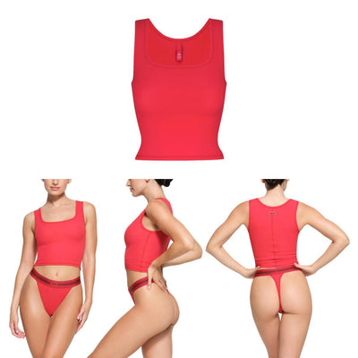 Camiseta Deportiva Acanalada con Tirantes Elásticos - Image 22