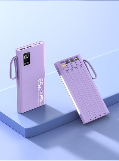 Banco de Energía 20000mAh Carga Ultra Rápida 66W con 3 Cables Incluidos - Image 20