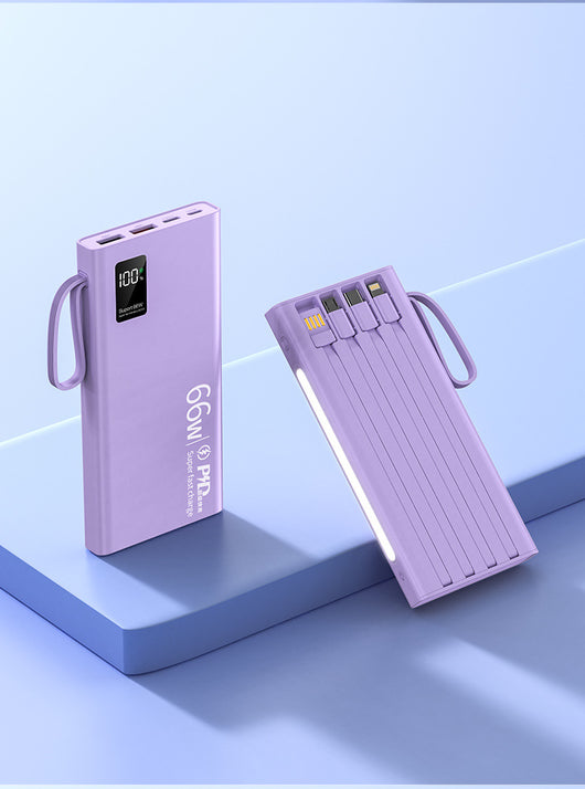 Banco de Energía 20000mAh Carga Ultra Rápida 66W con 3 Cables Incluidos - Image 20
