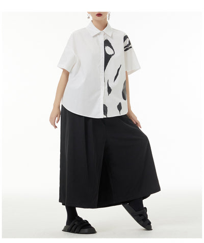 Blusa Estampada de Manga Corta Casual para Mujer - Image 5