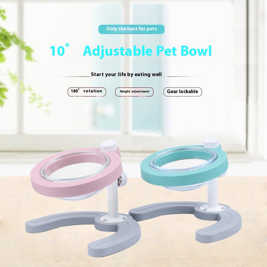 Comedero Elevado Ajustable para Mascotas con Base Antideslizante