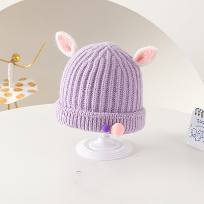 Gorro Tejido de Lana Cálido con Diseño Adorable de Melón para Bebé - Image 18