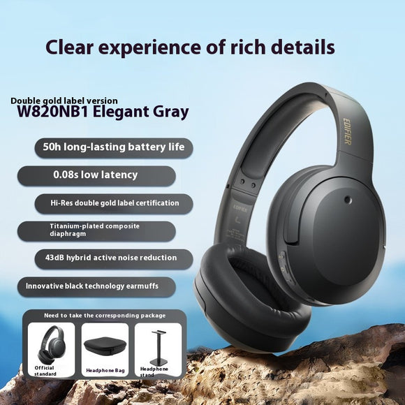 Auriculares Bluetooth con Cancelación de Ruido Doble Gold Standard