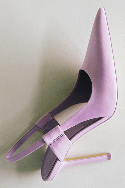 Zapatos de Satén Púrpura para Mujer con Tacón Stiletto y Punta Afilada - Image 8