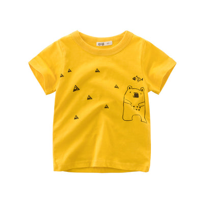 Playera Infantil de Manga Corta con Diseño de Caricatura - Image 9