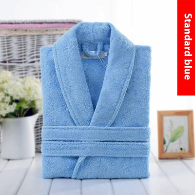 Bata de Baño Térmica de Algodón - Unisex Absorbente y Secado Rápido - Image 9