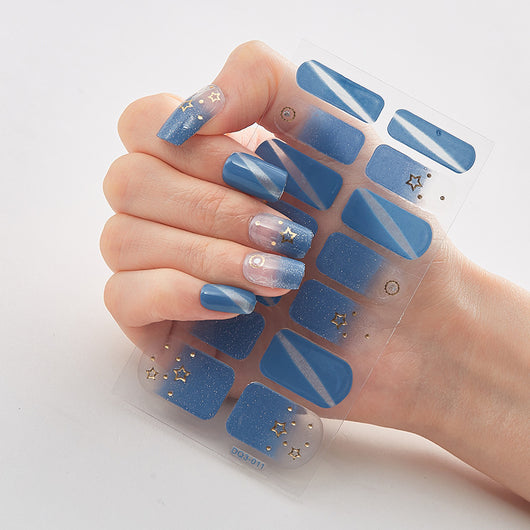 Stickers de Uñas Dorados Personalizados para Mujeres - Image 11