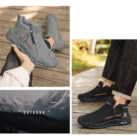 Zapatos de Trabajo Antideslizantes para Hombre con Cierre de Cremallera - Image 19